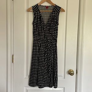 Merona Black and White printed dress size XS